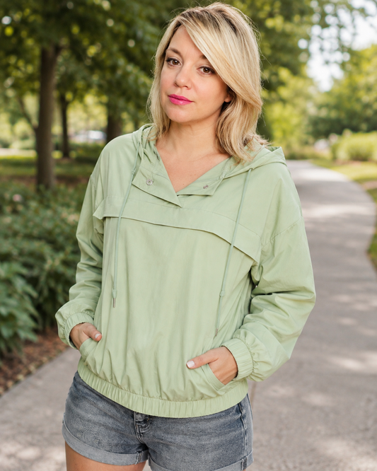 🌦️ Tomorrow’s Forecast Hooded Windbreake