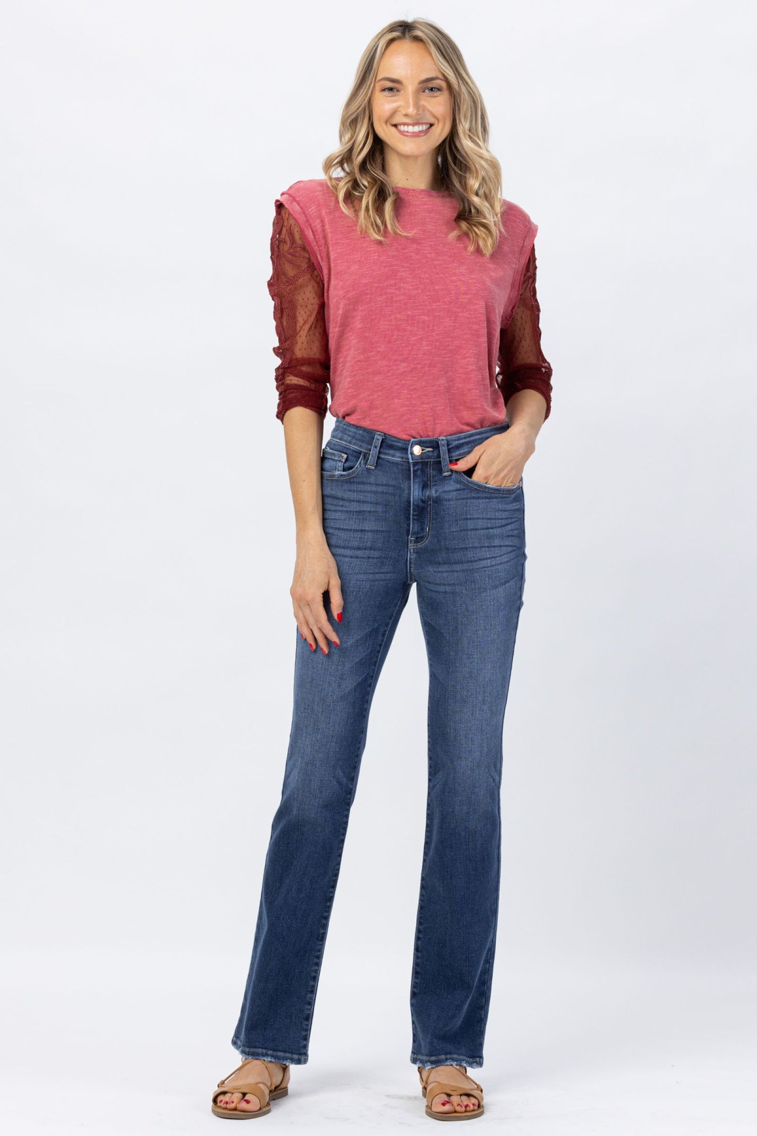 Judy Blue Jeans Hi-Wasted Bootcut - Arnone Boutique
