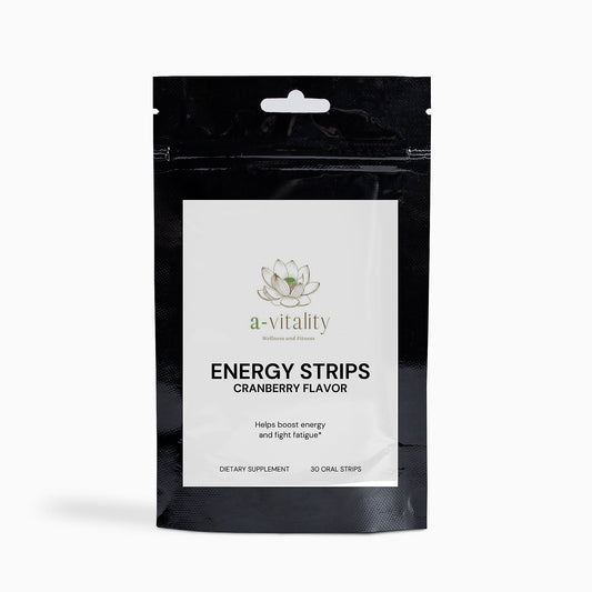 Energy Strips in Cranberry Flavor