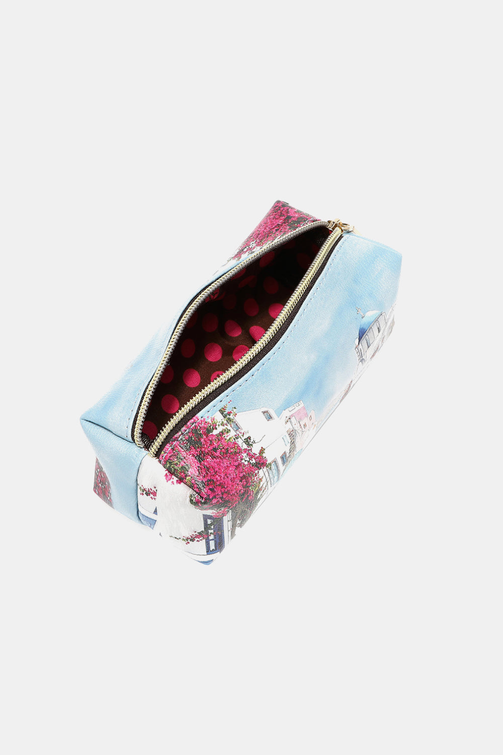 Printed Makeup Bag with Three Pouches