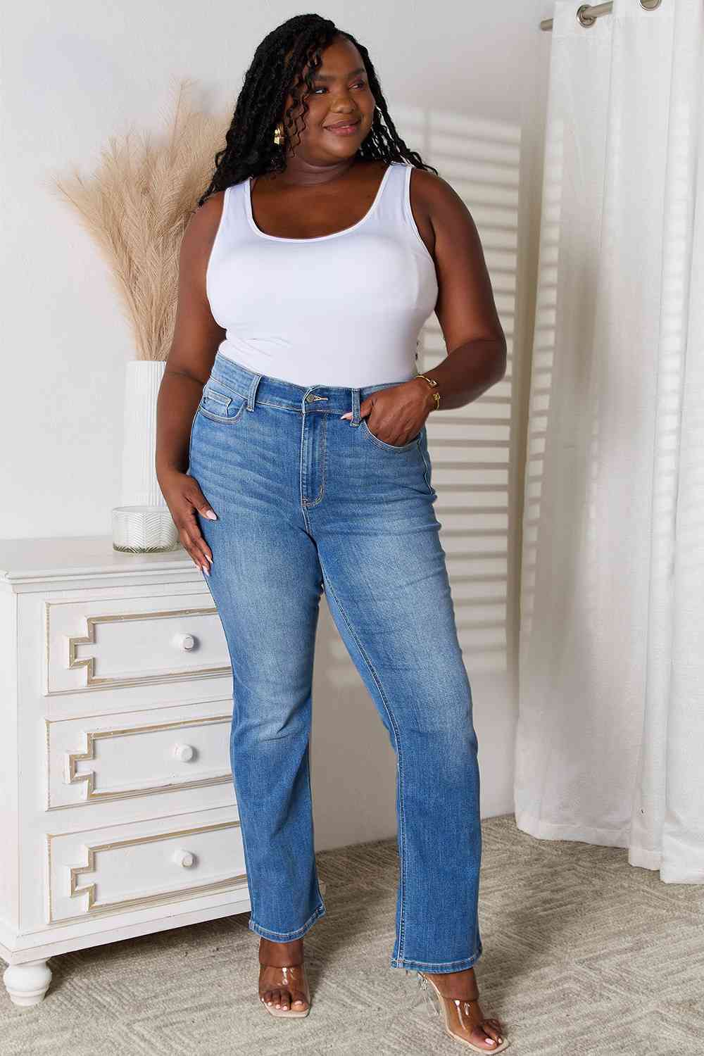 Judy Blue Bootcut Jeans with Pockets