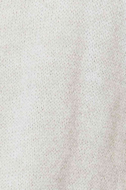 Open Front Duster Cardigan with Pockets in Light Grey