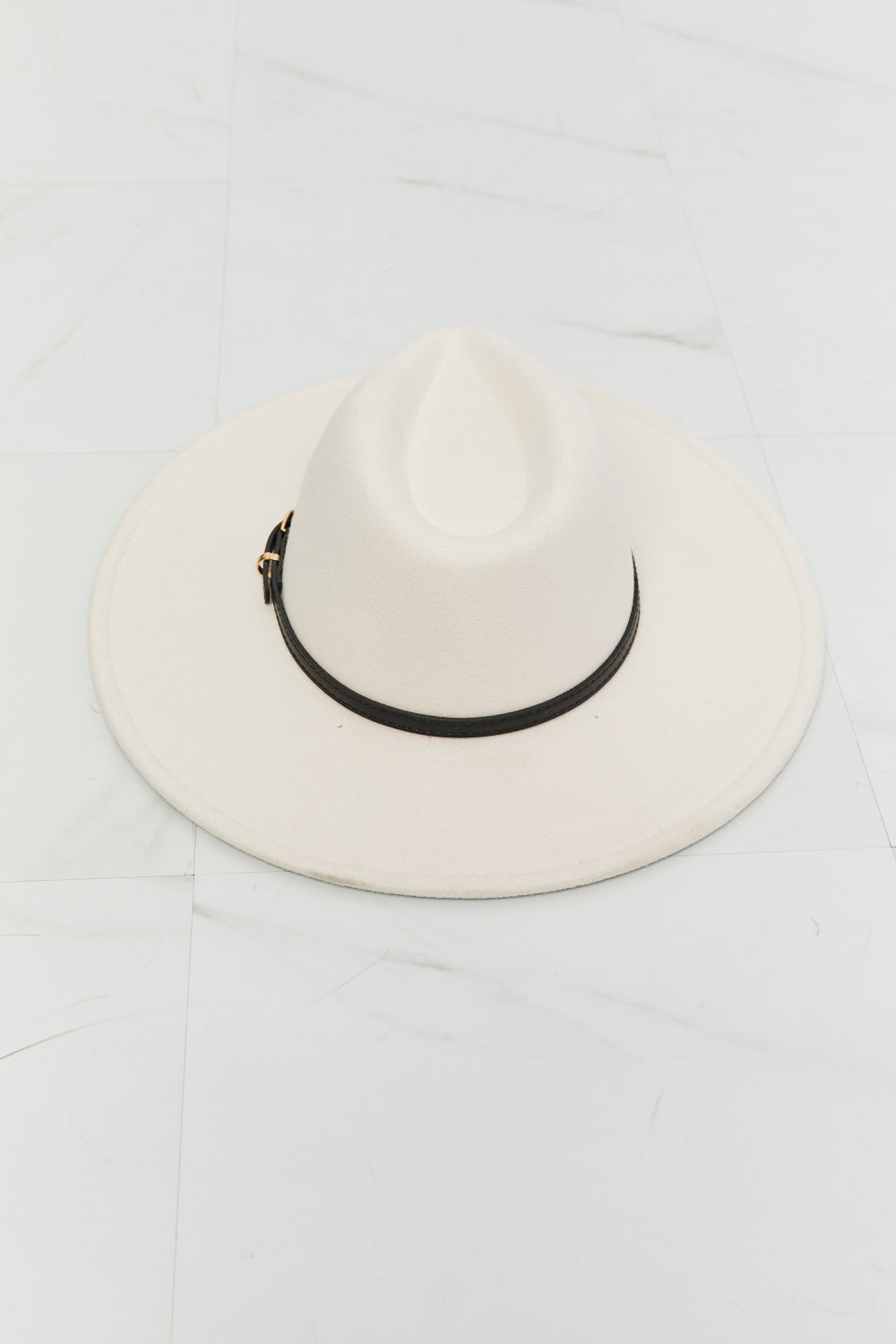 Keep It Classy Fedora Hat in Beige
