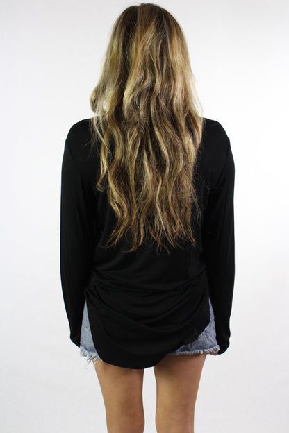 Jennifer Long Sleeve w/ Front Criss Cross Arnone Boutique