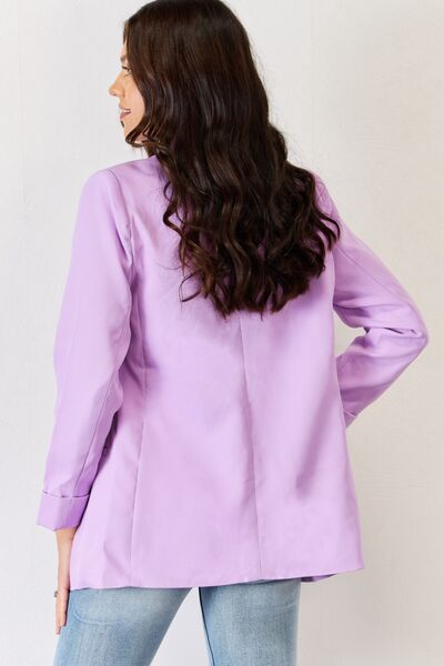 Lavender Long Sleeve Blazer